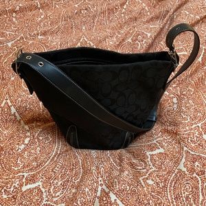 COACH Signature Bucket Shoulder Bag #E055-6076